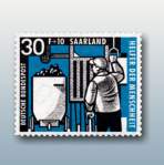 Die Briefmarken des Saarlandes 1947–1959!