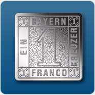Bild: Goldbriefmarke "Blaue Mauritius"